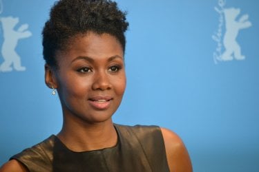 Berlino 2016: un primo piano di Emayatzy Corinealdi al photocall di Miles Ahead