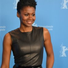 Berlino 2016: Emayatzy Corinealdi al photocall di Miles Ahead