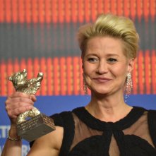 Berlino 2016: Trine Dyrholm durante la conferenza dei premiati