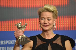 Berlino 2016: Trine Dyrholm durante la conferenza dei premiati