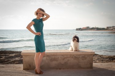 Il commissario Montalbano: l'attrice Sonia Bergamasco in una foto di Una faccenda delicata