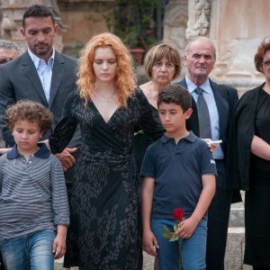 Il commissario Montalbano: l'attrice Miriam Dalmazio in una foto dell'episodio Una faccenda delicata