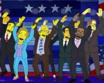 I Simpson sbeffeggiano le elezioni americane in 'The Debateful Eight'