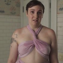 Girls: l'attrice Lena Dunham in Wedding Day