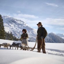 Heidi: Anuk Steffen e Bruno Ganz in una scena del film