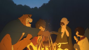 The Boy and the Beast: una scena del film animato