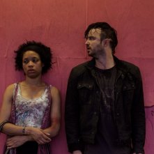 Codice 999: Aaron Paul in una scena del film