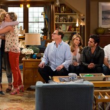 Le amiche di mamma: una foto di  John Stamos, Andrea Barber, Candace Cameron Bure, Dave Coulier, Lori Loughlin, Bob Saget, Jodie Sweetin