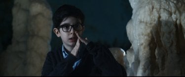 Grotto: Samuele Biscossi in una scena del film