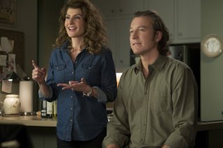 Il mio grosso grasso matrimonio greco 2: Nia Vardalos e John Corbett in una scena del film