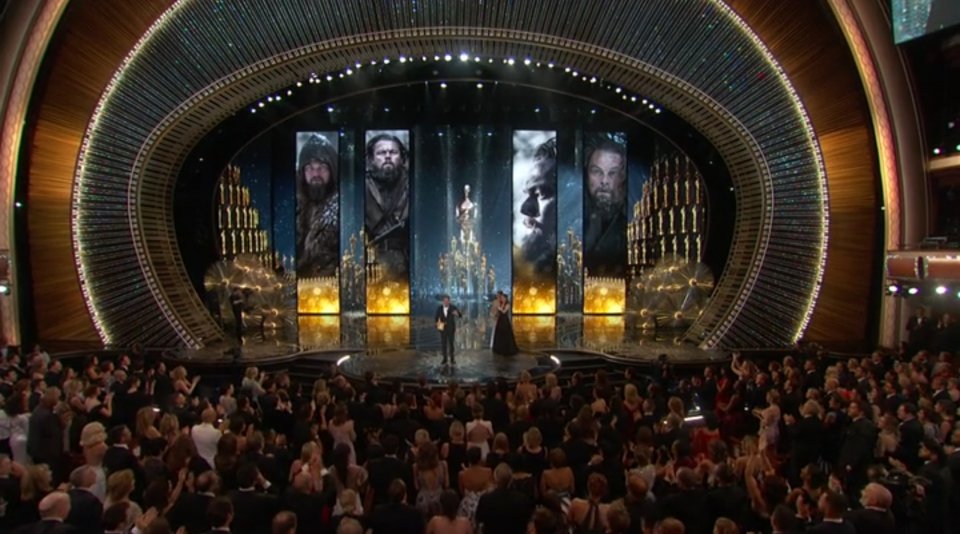 Oscar 2016: un momento della serata