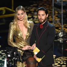 Oscar 2016: Jared Leto e Margot Robbie sul palco