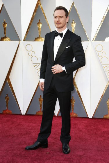 Oscar 2016: Michael Fassbender sul red carpet