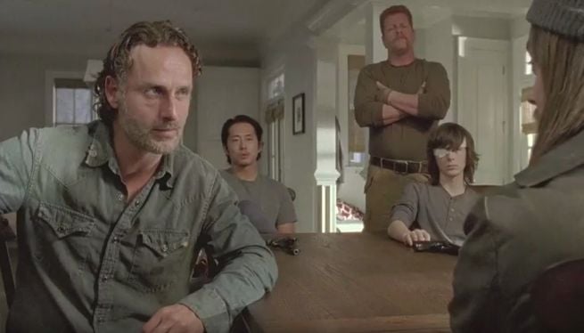 The Walking Dead: Rick, Glenn, Abraham e Carl affrontano Jesus in I nodi si sciolgono