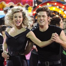Grease Live!: Julianne Hough e Aaron Tveit in una scena del film