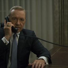 House of Cards: il protagonista Kevin Spacey in una foto della quarta stagione