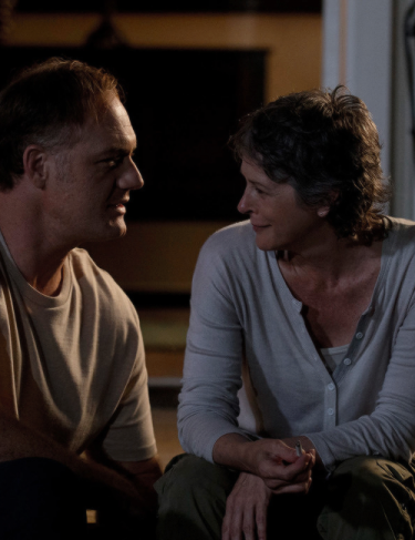 The Walking Dead: Jason Douglas e Melissa McBride in una foto tratta da Not Tomorrow Yet