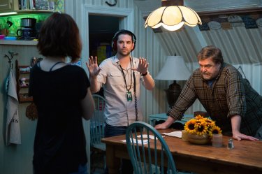 10 Cloverfield Lane: Mary Elizabeth Winstead, John Goodman e il regista Dan Trachtenberg sul set