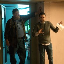 10 Cloverfield Lane: John Goodman e il regista Dan Trachtenberg sul set