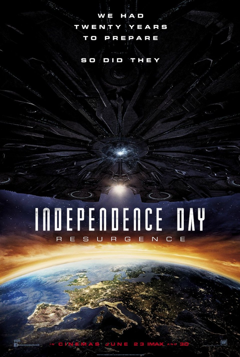 Independence Day: Resurgence - La locandina internazionale del film