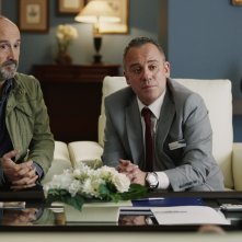 Truman: Javier Cámara e Javier Gutiérrez in una scena del film