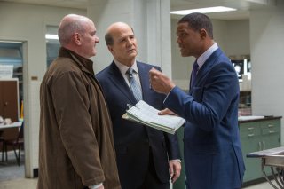 Zona d'ombra - Una scomoda verità: un pensieroso Will Smith, Mike O'Malley e Albert Brooks in una scena del film