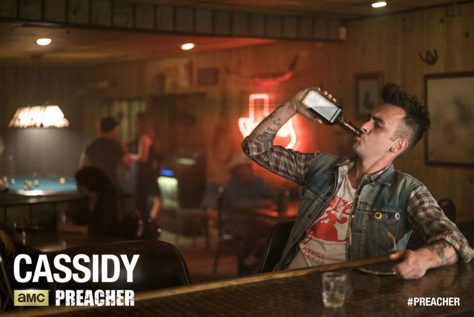 Preacher: l'attore Joseph Gilgun in una foto promozionale