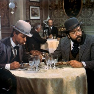 Bud Spencer e Terence Hill in Continuavano a chiamarlo Trinità