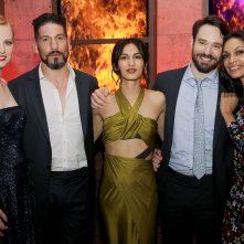 Daredevil: Deborah Ann Woll, Jon Bernthal, Elodie Yung, Charlie Cox e Rosario Dawson alla première della seconda stagione