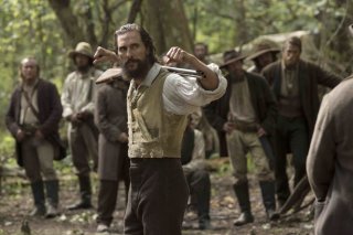 Free State of Jones: Matthew McConaughey in una scena del film