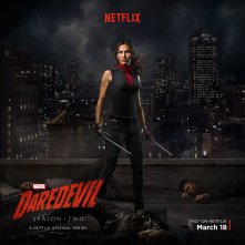 Daredevil: una foto promozionale di Elodie Yung nel ruolo di Elektra