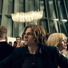 Batman v Superman: Henry Cavill, Jesse Eisenberg e Ben Affleck in una foto del film