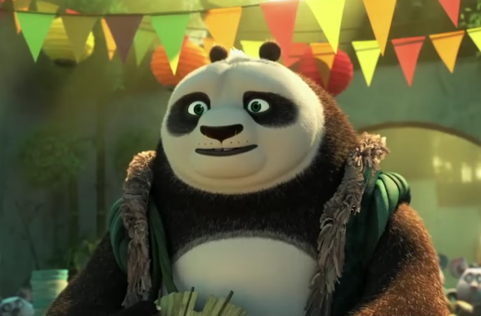 Kung Fu Panda 3: Il padre di Po in un immagine del film