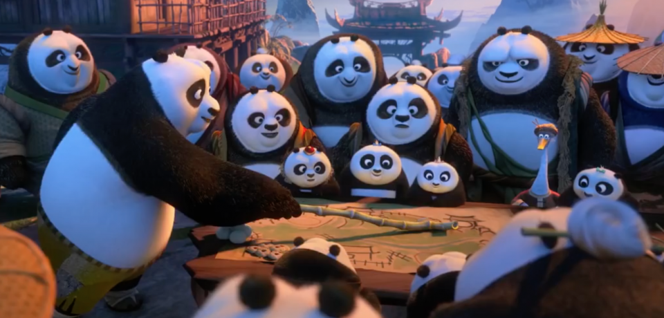 Kung Fu Panda 3: un immagine tratta dal trailer