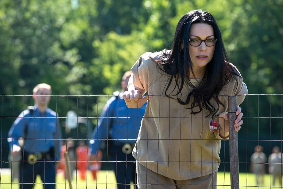 Orange is the New Black: l'attrice Laura Prepon in una foto della quarta stagione