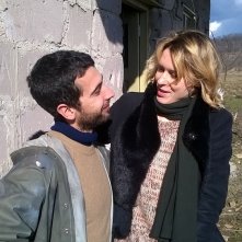 Banat - Il viaggio: Edoardo Gabbriellini ed Elena Radonicich in una scena del film