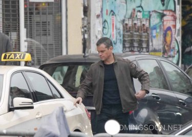 Jason Bourne: Matt Damon durante le riprese