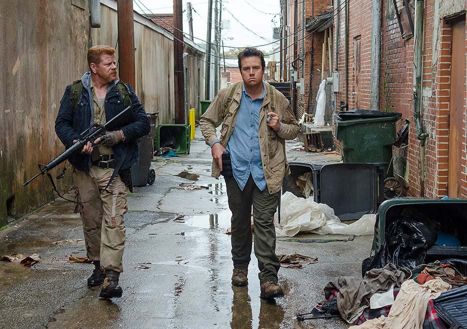 The Walking Dead: Michael Cudlitz e Josh McDermitt nell'episodio intitolato Il secondo livello