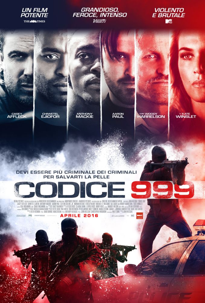Codice 999 - il poster italiano del film