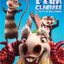 L'era glaciale: In rotta di collisione, un poster speciale del film d'animazione