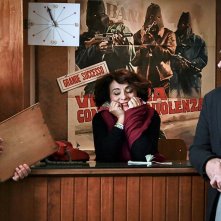 L'Universale: Paolo Hendel, Claudio Bigagli e Anna Meacci in una scena del film