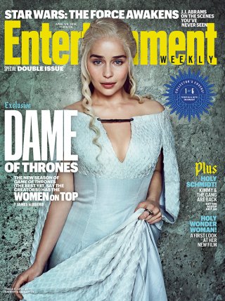 Il trono di Spade 6: Emilia Clarke sulla cover di Entertainment Weekly