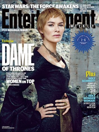 Il trono di Spade 6: Lena Headey sulla cover di Entertainment Weekly