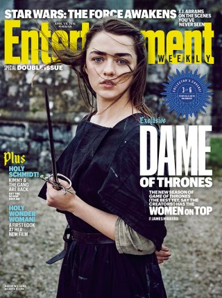 Il trono di Spade 6: Maisie Williams sulla cover di Entertainment Weekly