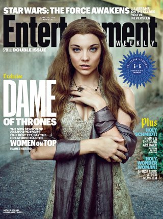 Il trono di Spade 6: Natalie Dormer sulla cover di Entertainment Weekly