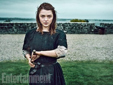 Il trono di spade: Maisie Williams in un ritratto realizzato per Entertainment Weekly