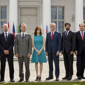 Le confessioni: un'immagine del film che ritrae i ministri del G8 riuniti