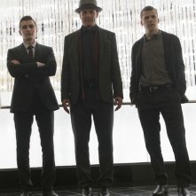 Now You See Me 2: Dave Franco, Woody Harrelson e Jesse Eisenberg in un'immagine promozionale