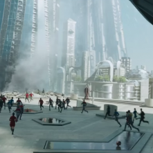 Star Trek Beyond: una scena del film