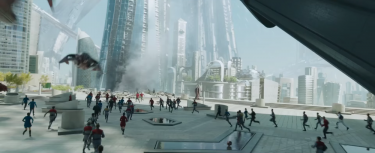 Star Trek Beyond: una scena del film